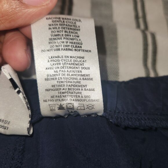 Womens Vintage Columbia Hiking Shorts Blue XL Belt Front Pockets VTG Casual - Picture 5 of 7